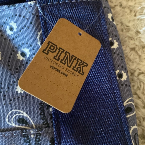 Pink Victoria Secret Reversible Canvas Tote - Picture 4 of 5